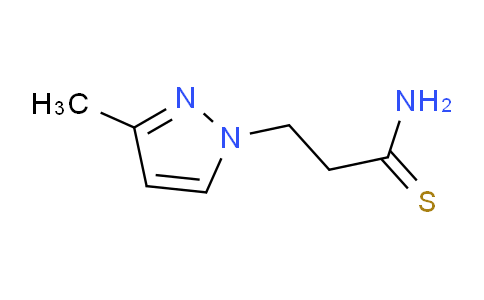 1006334-11-7 | 3-(3-methyl-1H-pyrazol-1-yl)propanethioamide