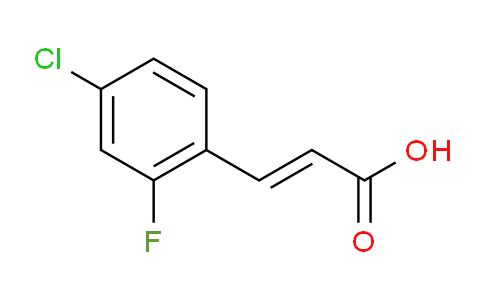 312693-55-3 | 3-(4-chloro-2-fluorophenyl)prop-2-enoic acid