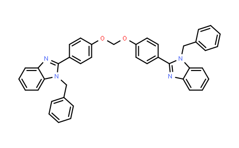 CAS No. 2443766-76-3, bis(4-(1-benzyl-1H-benzo[d]imidazol-2-yl)phenoxy)methane