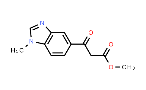 CAS No. 858646-14-7, 3-(1-甲基-1H-苯并[d]咪唑-5-基)-3-氧代丙酸甲酯