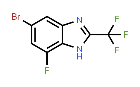 CAS No. 2089920-05-6, 5-溴-7-氟-2-(三氟甲基)-1H-苯并咪唑