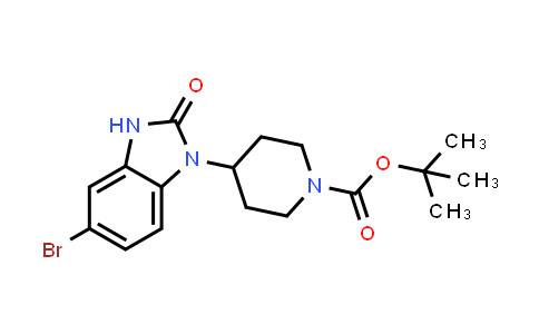 CAS No. 1951440-97-3, 4-(5-溴-2-氧代-2,3-二氢-1H-苯并[d]咪唑-1-基)哌啶-1-羧酸叔丁酯