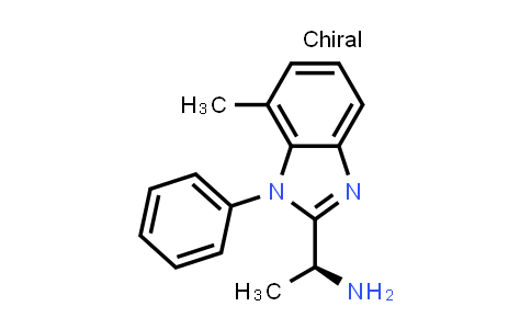 CAS No. 1393175-93-3, (S)-1-(7-methyl-1-phenyl-1H-benzo[d]imidazol-2-yl)ethan-1-amine