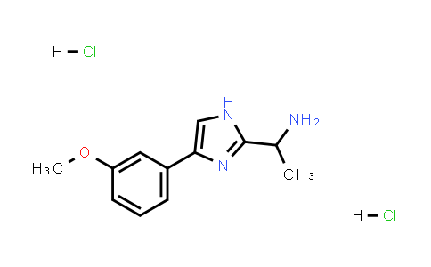 CAS No. 1173036-46-8, 1-[4-(3-methoxyphenyl)-1h-imidazol-2-yl]ethan-1-amine dihydrochloride