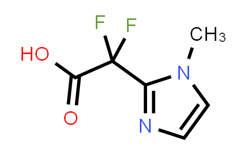 CAS No. 1342482-15-8, 2,2-二氟-2-(1-甲基-1H-咪唑-2-基)乙酸