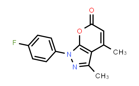 74169-57-6 | 1-(4-Fluorophenyl)-3,4-dimethylpyrano[2,3-c]pyrazol-6(1H)-one