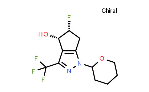 MC829725 | 2924906-86-3 | (4S,5R)-5-Fluoro-1-(tetrahydro-2H-pyran-2-yl)-3-(trifluoromethyl)-1,4,5,6-tetrahydrocyclopenta[c]pyrazol-4-ol