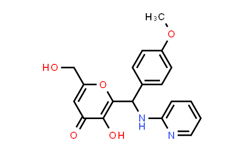 MC829758 | 690641-33-9 | 3-Hydroxy-6-(hydroxymethyl)-2-[(4-methoxyphenyl)[(pyridin-2-yl)amino]methyl]-4h-pyran-4-one