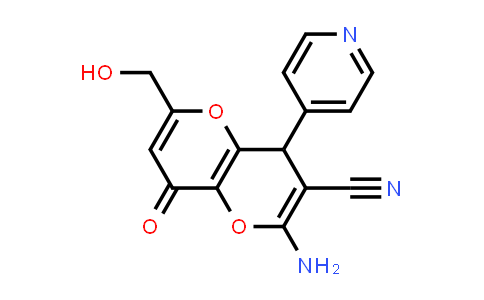 MC829807 | 625376-10-5 | 2-Amino-6-(hydroxymethyl)-8-oxo-4-(pyridin-4-yl)-4,8-dihydropyrano[3,2-b]pyran-3-carbonitrile