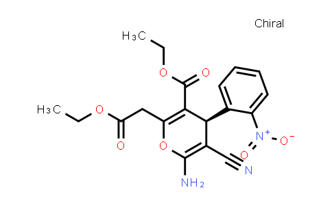 MC829823 | 294635-06-6 | Ethyl (S)-6-amino-5-cyano-2-(2-ethoxy-2-oxoethyl)-4-(2-nitrophenyl)-4H-pyran-3-carboxylate