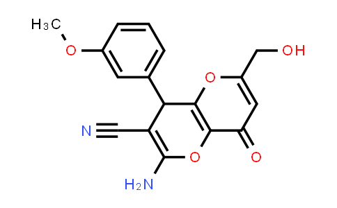 664999-61-5 | 2-Amino-6-(hydroxymethyl)-4-(3-methoxyphenyl)-8-oxo-4,8-dihydropyrano[3,2-b]pyran-3-carbonitrile