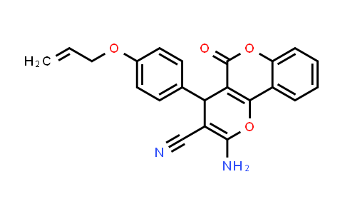 336180-75-7 | 4-(4-(Allyloxy)phenyl)-2-amino-5-oxo-4H,5H-pyrano[3,2-c]chromene-3-carbonitrile