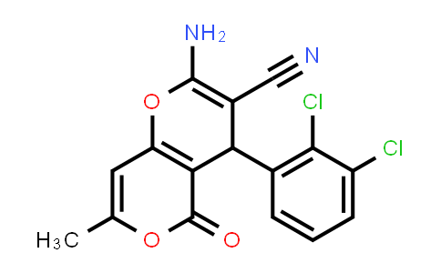 329716-18-9 | 2-Amino-4-(2,3-dichlorophenyl)-7-methyl-5-oxo-4H,5H-pyrano[4,3-b]pyran-3-carbonitrile