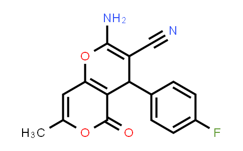 315246-03-8 | 2-Amino-4-(4-fluorophenyl)-7-methyl-5-oxo-4H,5H-pyrano[4,3-b]pyran-3-carbonitrile