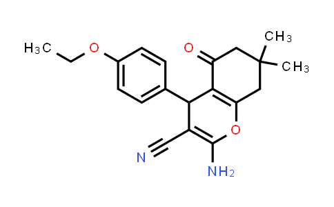 314767-26-5 | 2-Amino-4-(4-ethoxyphenyl)-7,7-dimethyl-5-oxo-5,6,7,8-tetrahydro-4H-chromene-3-carbonitrile