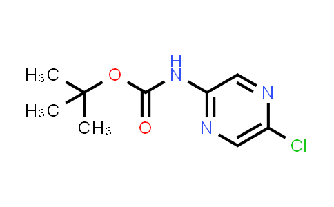 CAS No. 1206249-43-5, tert-Butyl (5-chloropyrazin-2-yl)carbamate