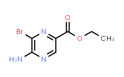 CAS No. 1353101-81-1, Ethyl 5-amino-6-bromopyrazine-2-carboxylate