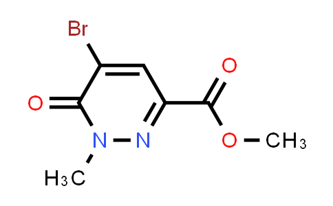 DY829910 | 2091689-28-8 | Methyl 5-bromo-1-methyl-6-oxo-1,6-dihydropyridazine-3-carboxylate