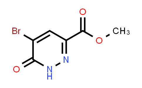 CAS No. 1591827-38-1, 5-溴-6-氧代-1,6-二氢哒嗪-3-羧酸甲酯