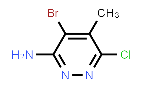 CAS No. 933034-94-7, 4-溴-6-氯-5-甲基哒嗪-3-胺