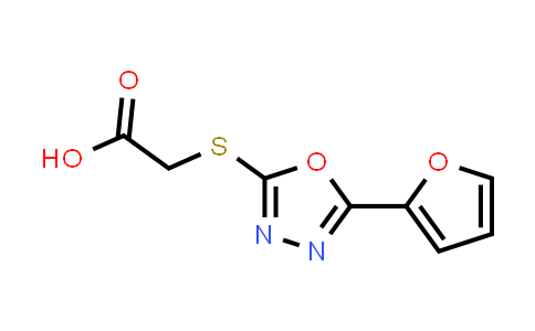 33621-24-8 | 2-{[5-(furan-2-yl)-1,3,4-oxadiazol-2-yl]sulfanyl}acetic acid