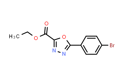 931760-32-6 | Ethyl 5-(4-bromophenyl)-1,3,4-oxadiazole-2-carboxylate
