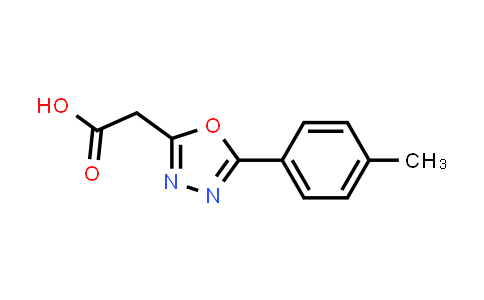 MC829970 | 415679-23-1 | 2-(5-(p-Tolyl)-1,3,4-oxadiazol-2-yl)acetic acid