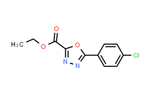 68496-88-8 | Ethyl 5-(4-chlorophenyl)-1,3,4-oxadiazole-2-carboxylate