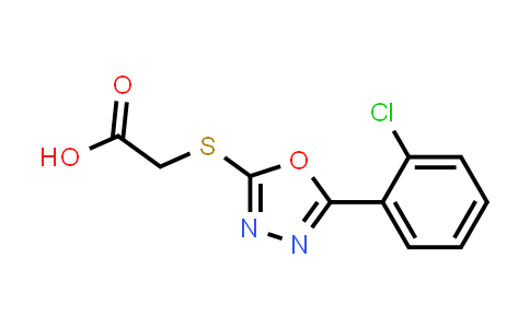 485334-66-5 | 2-((5-(2-Chlorophenyl)-1,3,4-oxadiazol-2-yl)thio)acetic acid