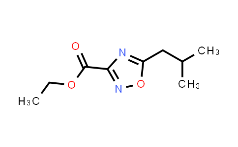1385696-43-4 | Ethyl 5-isobutyl-1,2,4-oxadiazole-3-carboxylate
