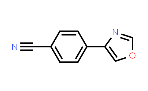 CAS No. 620971-46-2, 4-(Oxazol-4-yl)benzonitrile