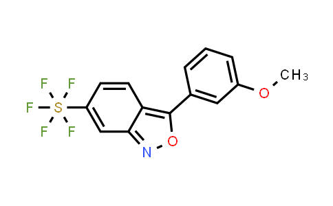 1379812-13-1 | 3-(3-Methoxyphenyl)-6-(pentafluoro-λ6-sulfanyl)benzo[c]isoxazole
