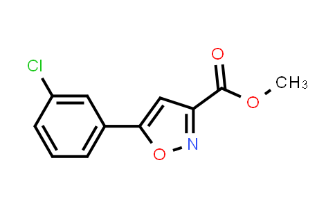 660417-41-4 | 5-(3-氯苯基)异噁唑-3-甲酸甲酯