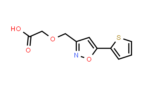 1594478-22-4 | 2-((5-(Thiophen-2-yl)isoxazol-3-yl)methoxy)acetic acid