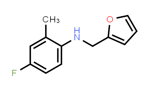 418785-68-9 | 4-Fluoro-N-(furan-2-ylmethyl)-2-methylaniline
