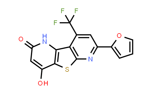 728886-12-2 | 7-(呋喃-2-基)-4-羟基-9-(三氟甲基)噻吩并[2,3-b:4,5-b']二吡啶-2(1H)-酮