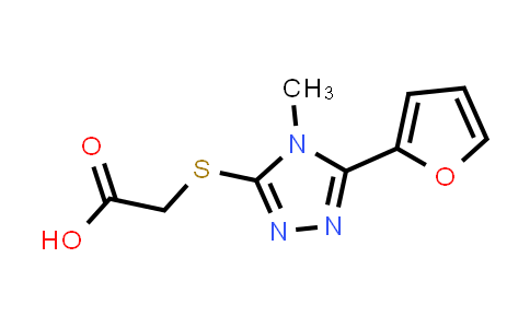 436089-92-8 | 2-((5-(Furan-2-yl)-4-methyl-4H-1,2,4-triazol-3-yl)thio)acetic acid