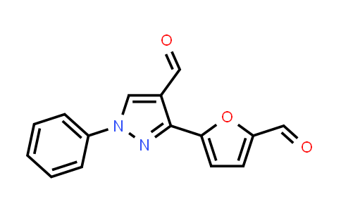 956769-55-4 | 3-(5-甲酰基呋喃-2-基)-1-苯基-1H-吡唑-4-甲醛