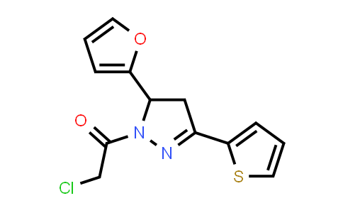 790725-77-8 | 2-Chloro-1-(5-(furan-2-yl)-3-(thiophen-2-yl)-4,5-dihydro-1H-pyrazol-1-yl)ethan-1-one