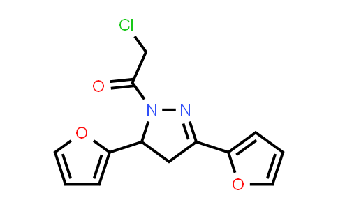 796084-57-6 | 2-氯-1-(3,5-二(呋喃-2-基)-4,5-二氢-1H-吡唑-1-基)乙烷-1-酮