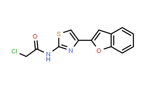 MC830401 | 924129-01-1 | N-(4-(Benzofuran-2-yl)thiazol-2-yl)-2-chloroacetamide