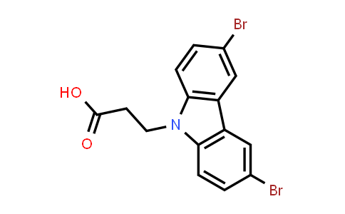 301807-41-0 | 3-(3,6-二溴-9H-咔唑-9-基)丙酸