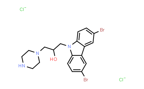 329349-20-4 | 1-(3,6-二溴-9H-咔唑-9-基)-3-(哌嗪-1-基)丙-2-醇二盐酸盐