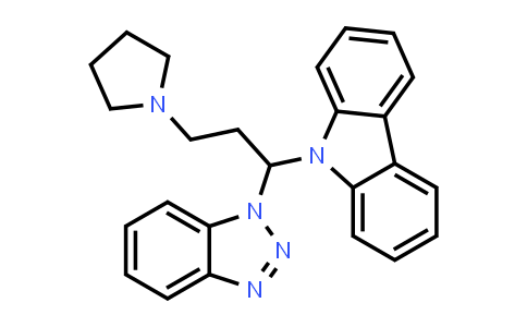 300683-40-3 | 9-(1-(1H-benzo[d][1,2,3]triazol-1-yl)-3-(pyrrolidin-1-yl)propyl)-9H-carbazole