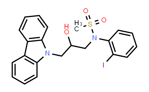 MC830496 | 439141-72-7 | N-(3-(9H-咔唑-9-基)-2-羟丙基)-N-(2-碘苯基)甲磺酰胺
