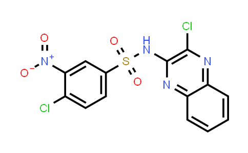 522628-96-2 | 4-Chloro-N-(3-chloroquinoxalin-2-yl)-3-nitrobenzenesulfonamide