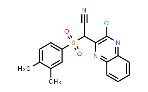 730981-89-2 | 2-(3-Chloroquinoxalin-2-yl)-2-((3,4-dimethylphenyl)sulfonyl)acetonitrile