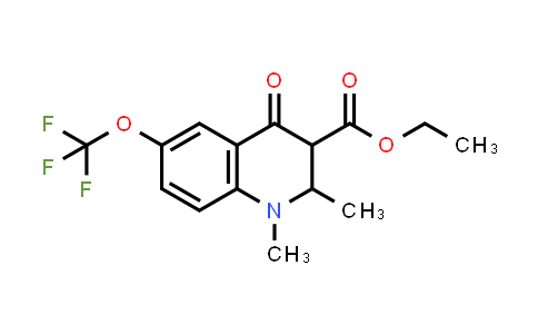 2376604-10-1 | Ethyl 1,2-dimethyl-4-oxo-6-(trifluoromethoxy)-1,2,3,4-tetrahydroquinoline-3-carboxylate
