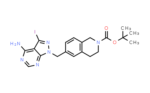 MC830758 | 2250061-21-1 | Tert-butyl 6-((4-amino-3-iodo-1H-pyrazolo[3,4-d]pyrimidin-1-yl)methyl)-3,4-dihydroisoquinoline-2(1H)-carboxylate