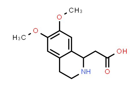 68345-67-5 | 2-(6,7-Dimethoxy-1,2,3,4-tetrahydroisoquinolin-1-yl)acetic acid